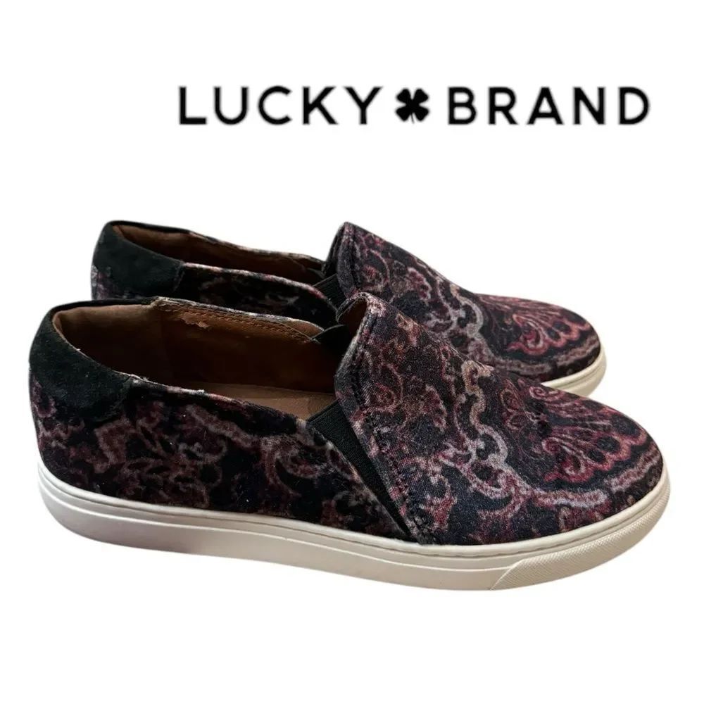 Lucky Brand Lupa Velvet Slip-on Women's Sneakers 7.5